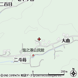 愛知県豊田市塩ノ沢町周辺の地図