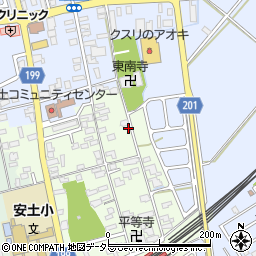 滋賀県近江八幡市安土町上豊浦1545周辺の地図