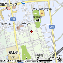 滋賀県近江八幡市安土町上豊浦1526周辺の地図