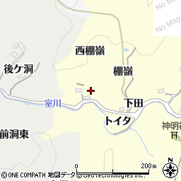 愛知県豊田市芳友町西棚嶺周辺の地図