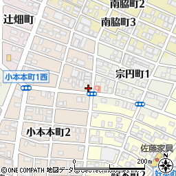 カトル・カール小本本町周辺の地図