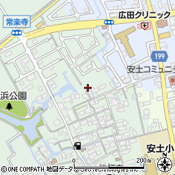 滋賀県近江八幡市安土町常楽寺713-1周辺の地図