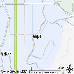 愛知県豊田市乙部町植田周辺の地図