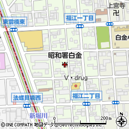 名古屋市昭和消防署白金出張所周辺の地図