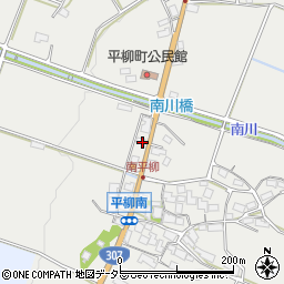 滋賀県東近江市平柳町1614周辺の地図