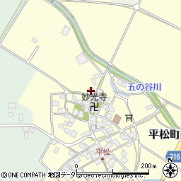 滋賀県東近江市平松町440周辺の地図