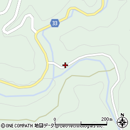 愛知県豊田市川面町奥山周辺の地図