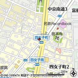 梅村質店四女子店周辺の地図