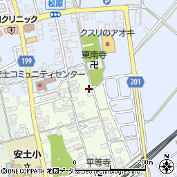 滋賀県近江八幡市安土町上豊浦1537周辺の地図