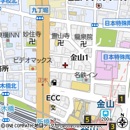 ミニター株式会社　名古屋営業所周辺の地図