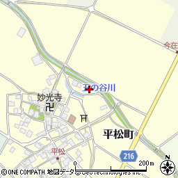 滋賀県東近江市平松町1205周辺の地図