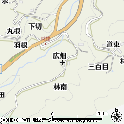 愛知県豊田市富岡町広畑周辺の地図