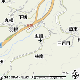 愛知県豊田市富岡町（広畑）周辺の地図