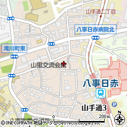 愛知県名古屋市昭和区山里町周辺の地図