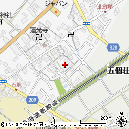 滋賀県東近江市五個荘北町屋町49周辺の地図