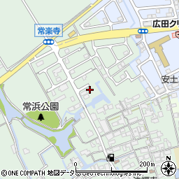 滋賀県近江八幡市安土町常楽寺1950周辺の地図
