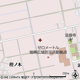 愛知県愛西市大井町浦田面268周辺の地図