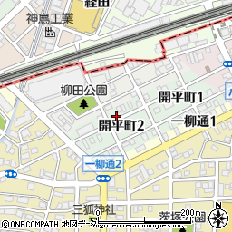 愛知県名古屋市中川区開平町2丁目61周辺の地図