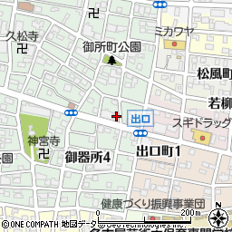 愛知県名古屋市昭和区御器所3丁目28-10周辺の地図