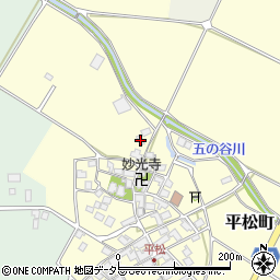 滋賀県東近江市平松町442周辺の地図