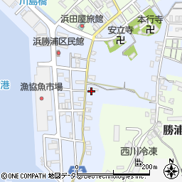 勝浦港線周辺の地図