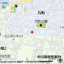 愛知県名古屋市中川区万町1803周辺の地図