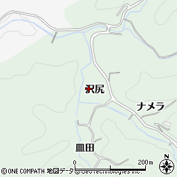 愛知県豊田市塩ノ沢町沢尻周辺の地図