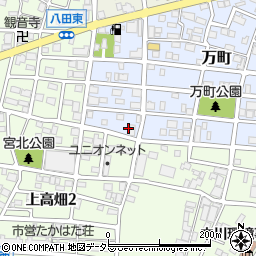 愛知県名古屋市中川区万町2703-2周辺の地図