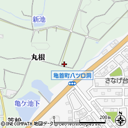 愛知県豊田市舞木町丸根周辺の地図