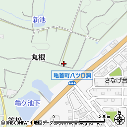 愛知県豊田市舞木町（丸根）周辺の地図