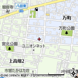 愛知県名古屋市中川区万町2703-1周辺の地図