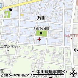 愛知県名古屋市中川区万町1711周辺の地図