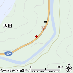 岡山県美作市太田131周辺の地図