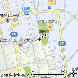 滋賀県近江八幡市安土町上豊浦1630周辺の地図