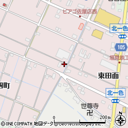 愛知県愛西市北一色町昭和430周辺の地図