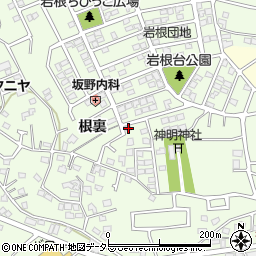 愛知県日進市岩崎町岩根231周辺の地図