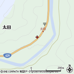 岡山県美作市太田131-1周辺の地図