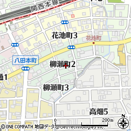 愛知県名古屋市中川区柳瀬町周辺の地図