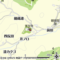 愛知県豊田市芳友町井ノ口周辺の地図