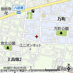 愛知県名古屋市中川区万町2714-2周辺の地図