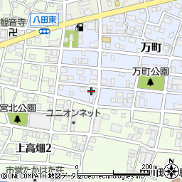 愛知県名古屋市中川区万町2701-1周辺の地図