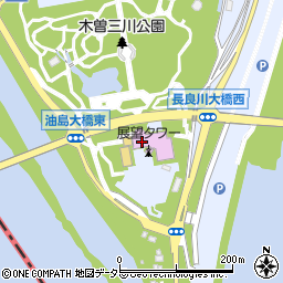 木曽三川公園ままずカフェ周辺の地図