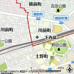 愛知県名古屋市中村区川前町563周辺の地図