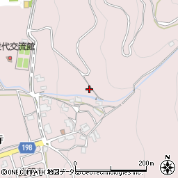 滋賀県近江八幡市安土町桑実寺周辺の地図