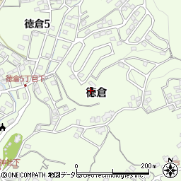 静岡県三島市徳倉周辺の地図