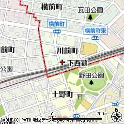 愛知県名古屋市中村区川前町556周辺の地図
