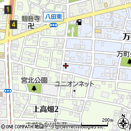 愛知県名古屋市中川区万町2709周辺の地図