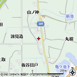 磯村果樹園周辺の地図