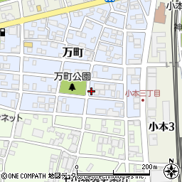 愛知県名古屋市中川区万町608周辺の地図