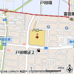 ＴＳＵＴＡＹＡ　バロー戸田店周辺の地図